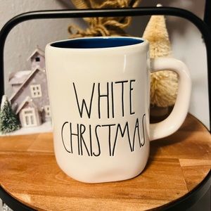 Rae Dunn “White Christmas” Double Sided Mug New